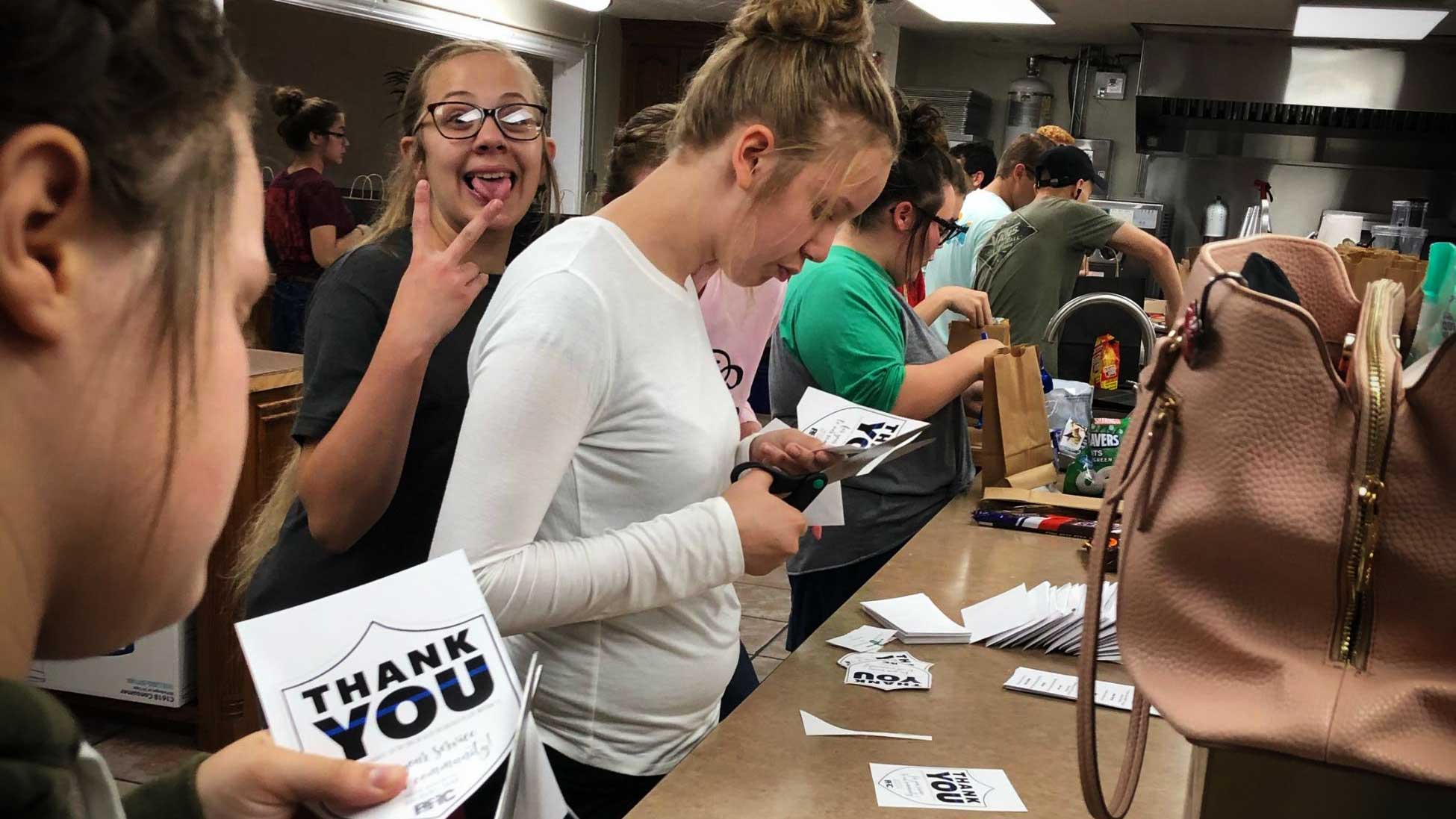 Youth Group together